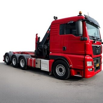 8x4 tridem kontejner Eur6 MAN + HIAB 28tm / 16m