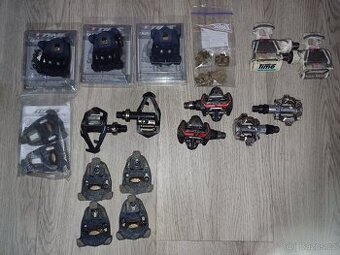 Prodám silniční a bikové pedály TIME a Shimano