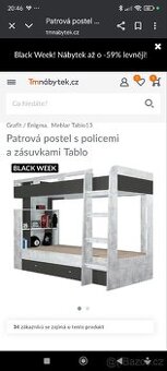 Patrová dětská postel