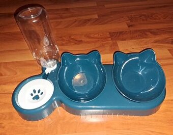 Misky pro kočky a malé psy se zásobníkem na vodu
