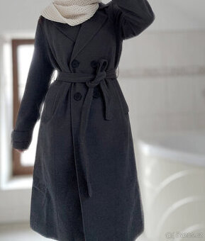 Kabát delší s páskem Bonprix nový 40/42