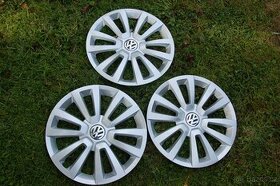 Poklice VW 16" na plechová kola,orig. VW, 3ks a 1ks,záruka