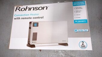 Výkonný konvektor Rohnson 2300W s LCD a dálkovým ovládáním