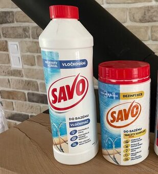 Bazénová chemie - Savo, Marimex (cena za vše)