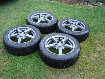 4X ZIMNÍ HLINÍKOVÁ KOLA ŠKODA OCTAVIA III,II 205/55 R16 .TOP