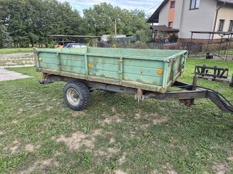 Traktorová vlečka sklopná