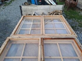 Okna dřevěná nezabudovaná 2ks