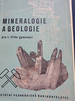 Mineralogie a geologie pro I.třídu gymn. - r.  1953