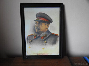 Obraz Josef Stalin vrchní velitel rudé armády maršál sověts.