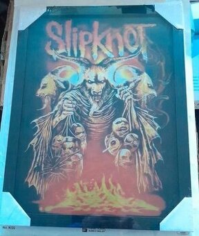 3D měnící se obraz skupina Slipknot