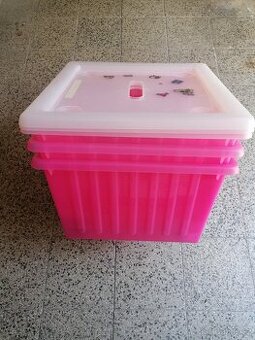 Ikea VESSLA box na kolečkách s víkem - 1