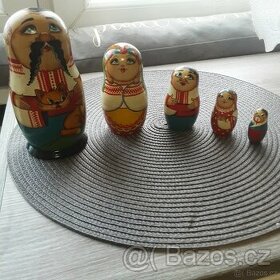 Matrioshka Kossak ,originál 5ks - 1