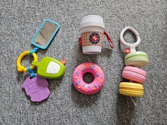 Fisher Price prasátko, tvary a kroužky a jiné