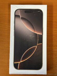 iPhone 16 Pro 256GB Desert Titan + Bonus 2 ks ochr. skel