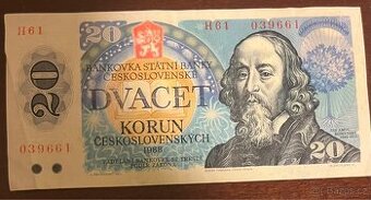 20 Kčs 1988 ČSSR