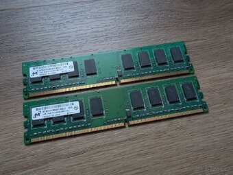 RAM Micron DDR2-800MHz 2x 1GB - 1