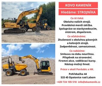 Strojník - obsluha stavebních strojů HPP