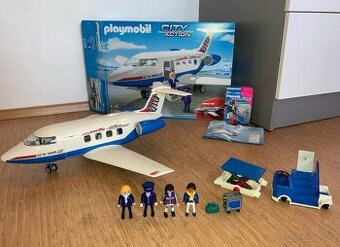 Playmobil 5395+ 4761+ 4315 Velké letadlo s příslušenstvím
