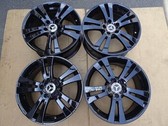Alu disky černé na Mercedes, 17", 5x112, ET 38, šířka 7,5J