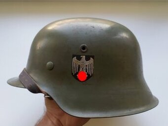 Německá helma Wehrmacht M42 (velikost 66/58) jednoznaková WH