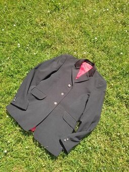 Závodní černé jezdecké sako