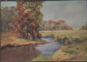 Obraz, Řeka, V. Stein