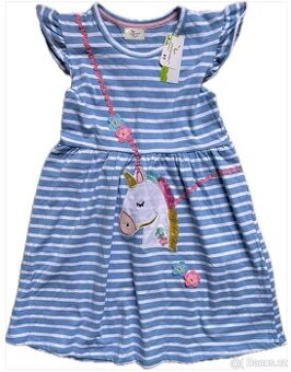 Krásné holčičí nové šatičky jumping meters vel.128