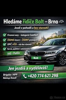 Řidič Bolt BRNO