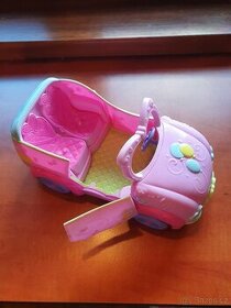 Dětské auto růžové pro panenky