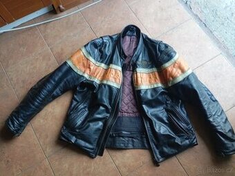 Kožená moto bunda