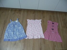 3x dívčí letní šaty vel. 92/98, 98/104