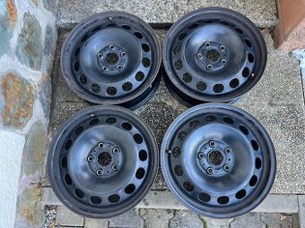4x plechový disky 5x112 R16 vw, škoda, audi, seat