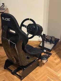 Sim Racing set – Thrustmaster T300, T-LCM, TH8A, Sparco R383