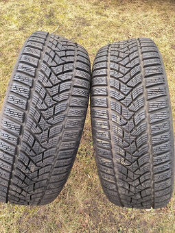 2 zimní pneu 205/55/17 DUNLOP vz. 90%