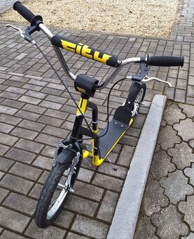 Koloběžka 16" černo-žlutá