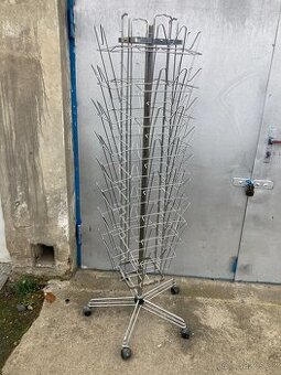 Otočný stojan na prospekty - Nerez