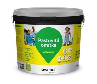 Silikonová omítka Weber Weberpas silikon zrnitá 1,5 mm 25kg