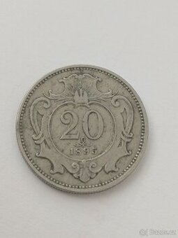 20 haléř 1895 bz FJI RU