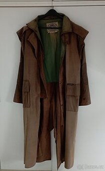 Ikonický dlouhý westernový jezdecký kabát /australák