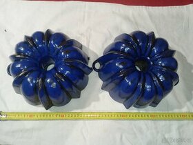 Litinové bábovky 2 ks modré - 1
