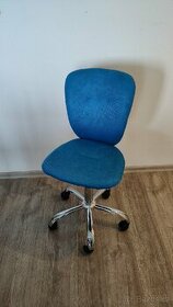 Dětská kancelářská židle - modrá (jen se musí vyčistit)