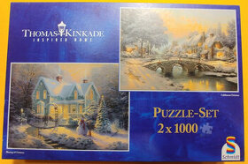 Puzzle Schmidt 2 x 1000 - Blessing of Christmas