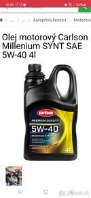 Nové balení 4l oleje 5w40