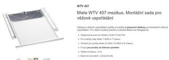 spojovací díl MIELE pračka-sušička