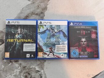 Hry PS5 Diablo 4, Returnal, Horizon Forbiden West