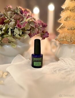 UV-LED Vrchní Top Gel PLATINUM Flex Shine na nehty 15 ml