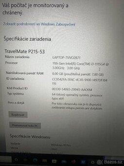 ACER TravelMate P215-53
