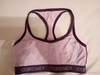 Fialová sportovní podprsenka Icebreaker Vel. XS