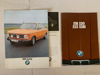 Staré prospekty BMW 1600 -2500 a řady 5 E12