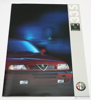 Prospekt Alfa Romeo 33 S 16V Quadrifoglio Permanent 4 (1991)
